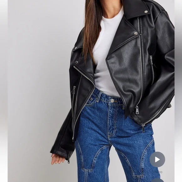 Na-kd seam detail denim - Picture 4 of 4